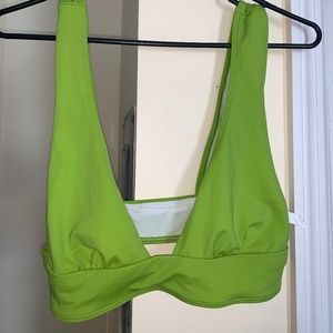 Out From Under Neon Green Bathing Suit Top